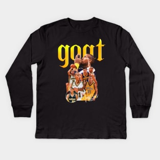 Reggie Miller 'Goat' Signature Shirt Kids Long Sleeve T-Shirt
